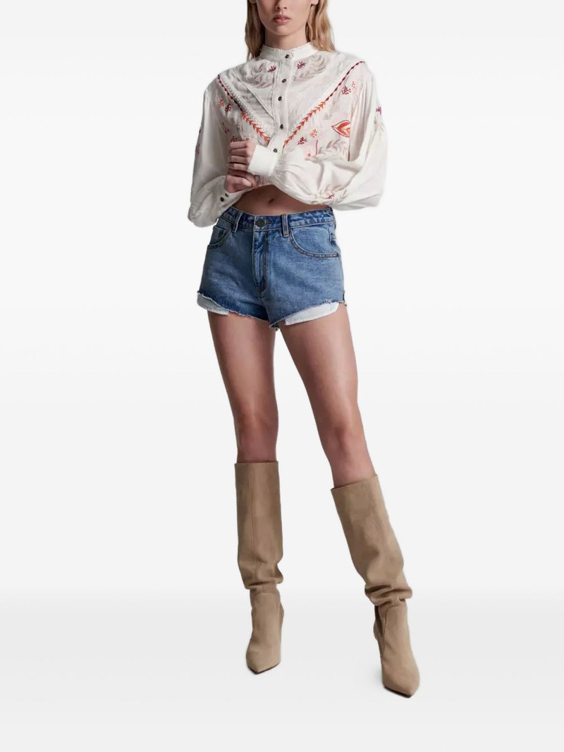 ONE TEASPOON Outlaws denim shorts outlook