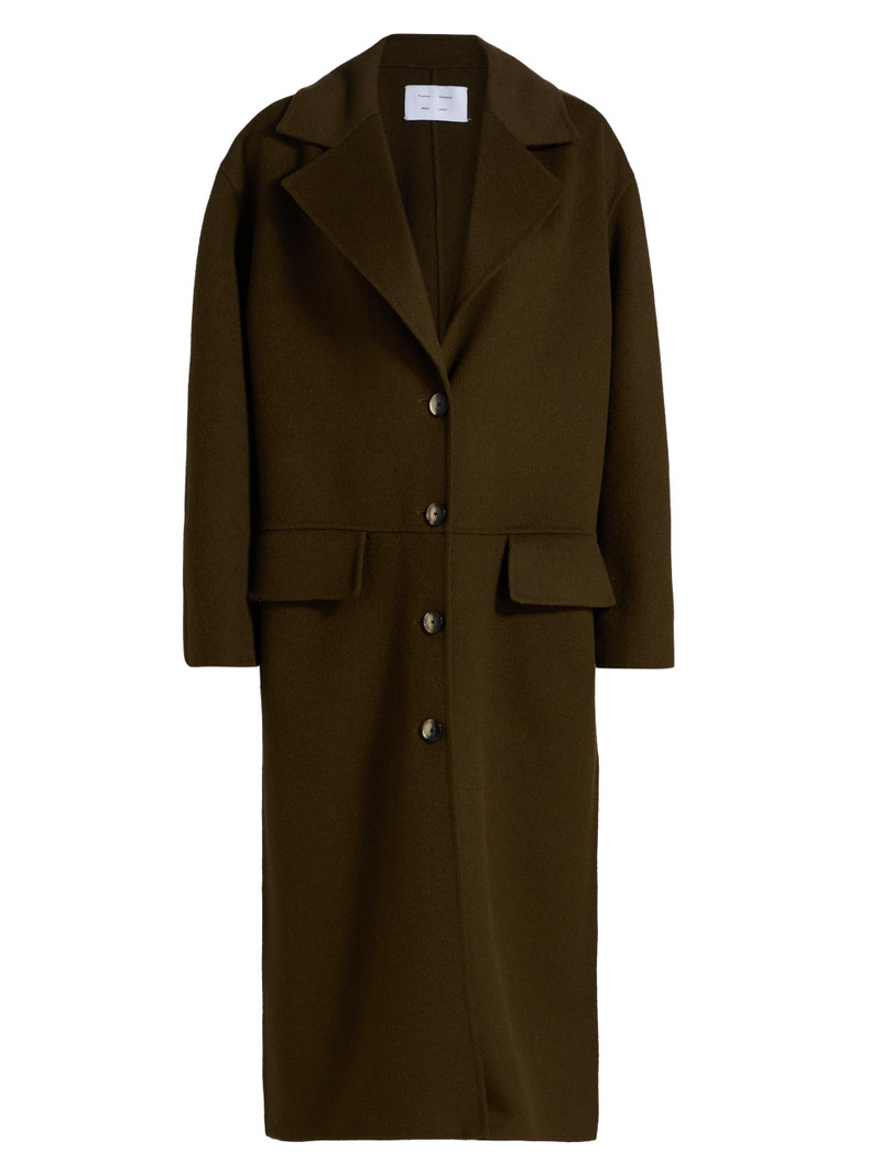 Women's Tammy Double-Face Wool Coat - Fatigue 1