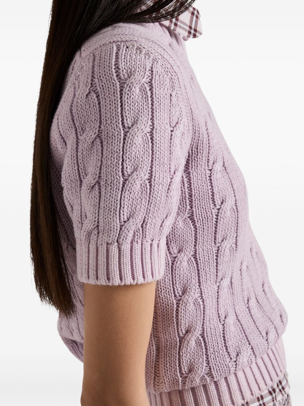 crew-neck cotton jumper - 5