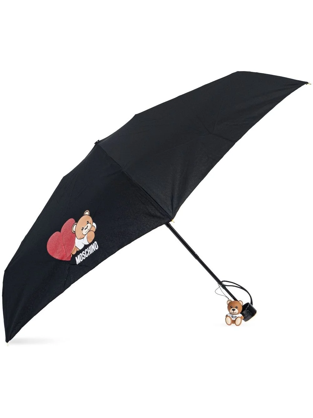 teddy bear-print compact umbrella - 1