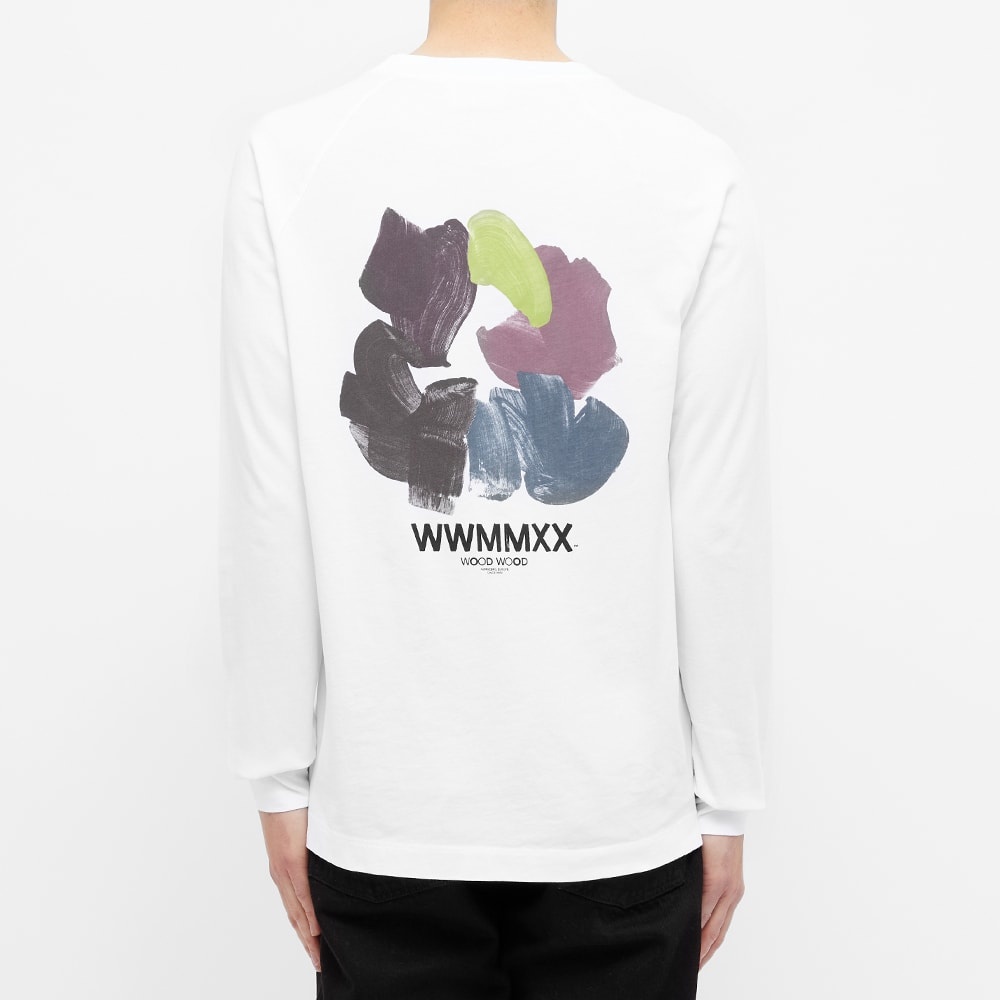 Wood Wood Long Sleeve Han Brush Strokes Tee - 4