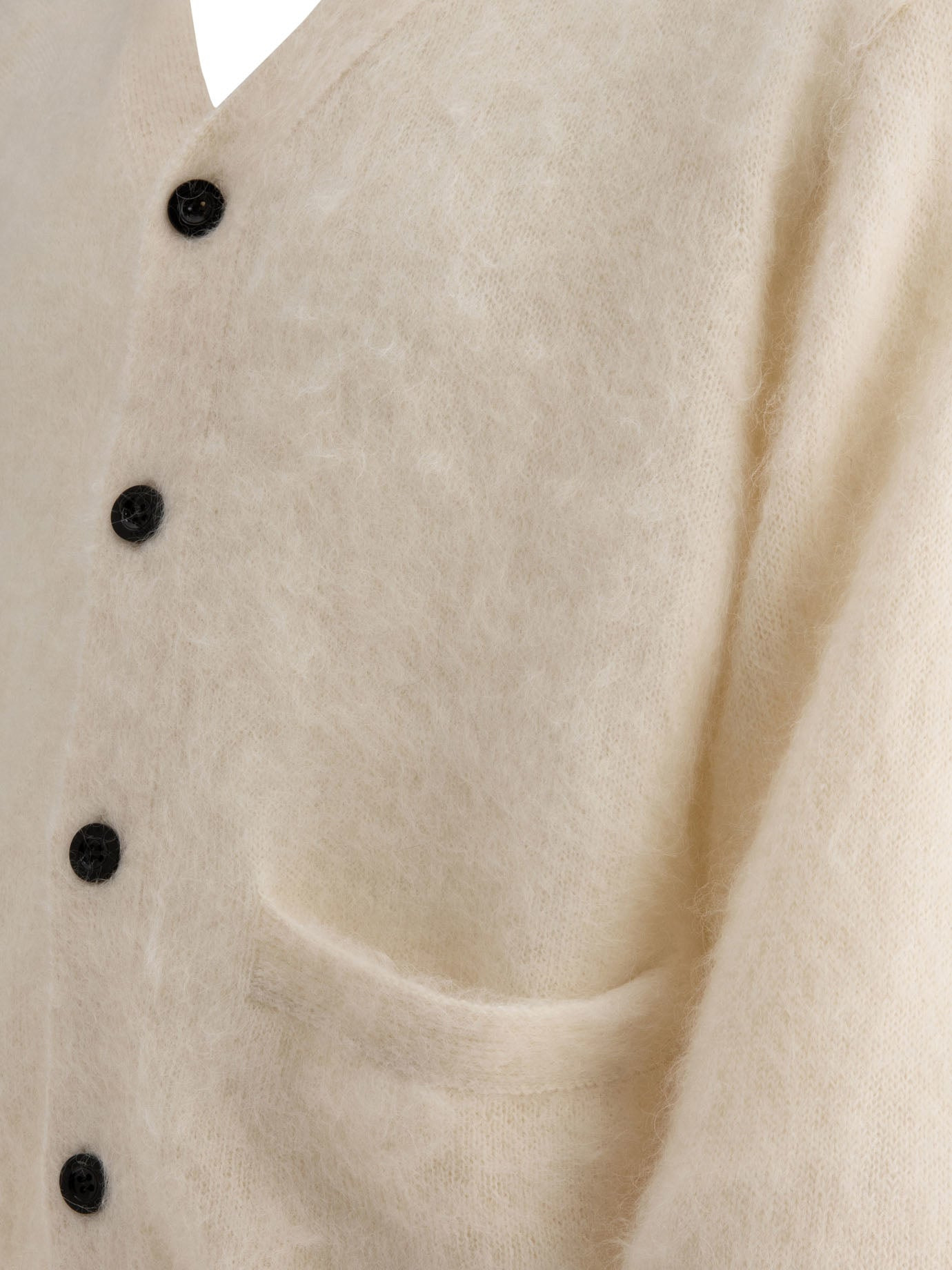 Sacai Men "Gonz Mohair Knit" Cardigan - 4