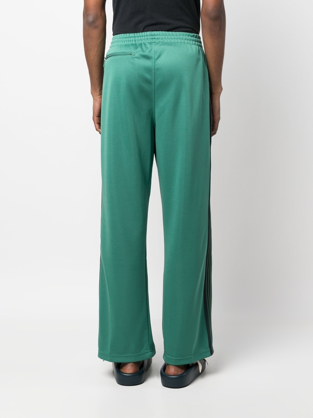 side stripe track pants - 4