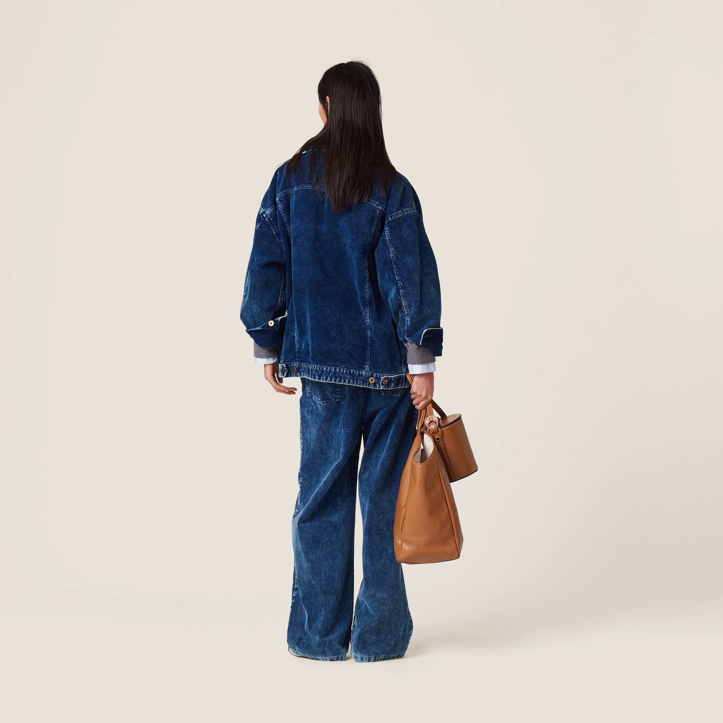 Washed corduroy pants - 3