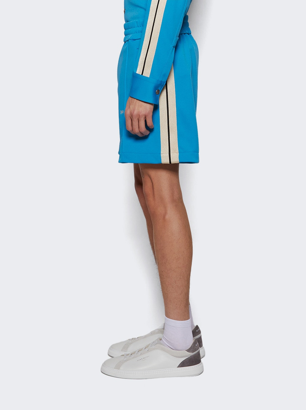 Classic Logo Track Shorts Light Blue - 4