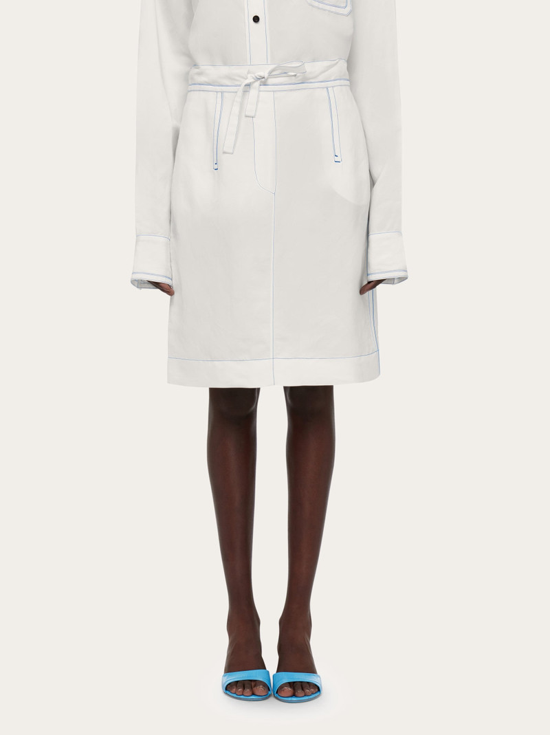 FERRAGAMO Drawstring skirt outlook