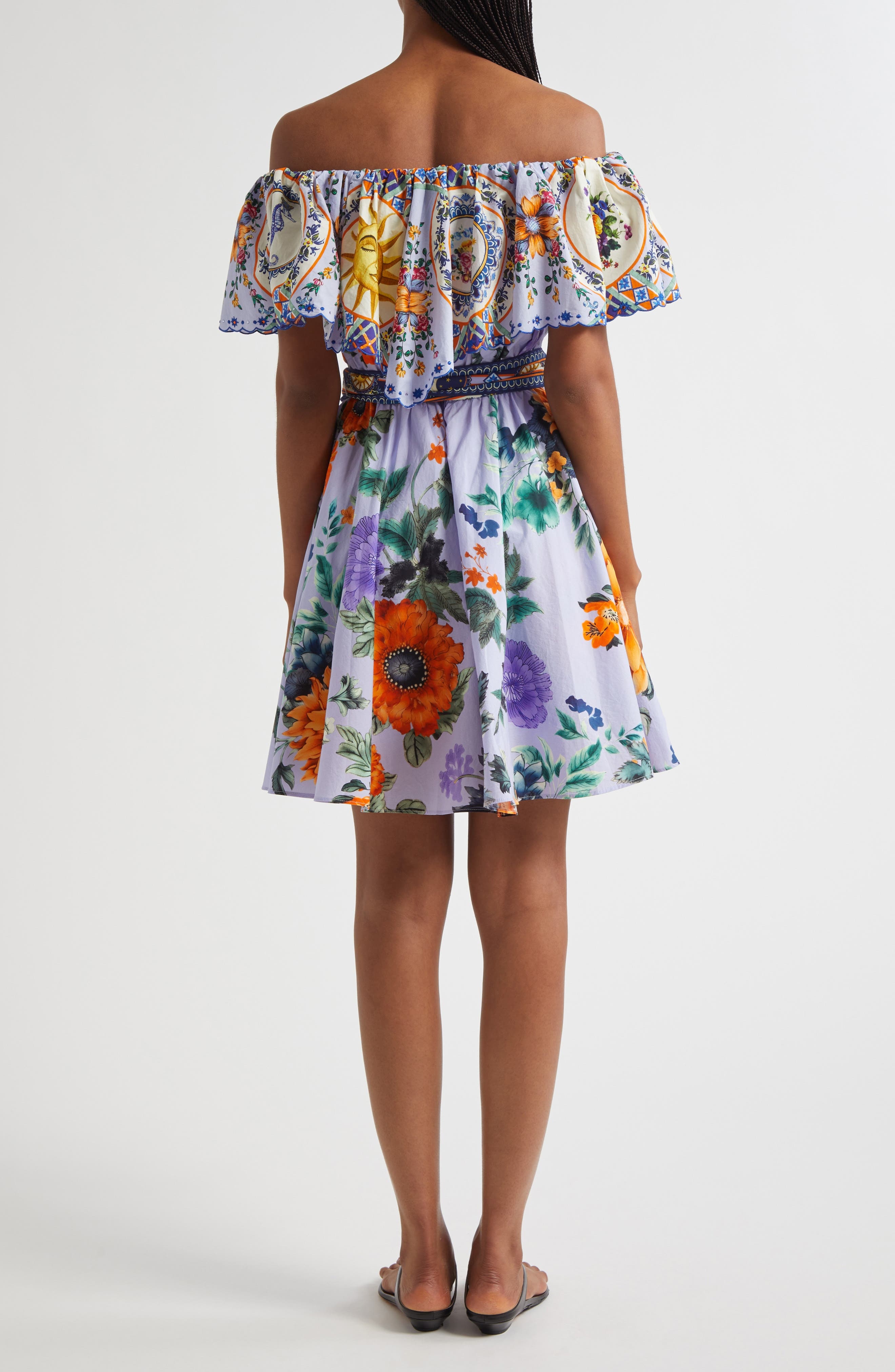 Camilla Luscious in Lisbon Off the Shoulder Belted Organic Cotton Dress at Nordstrom - 2