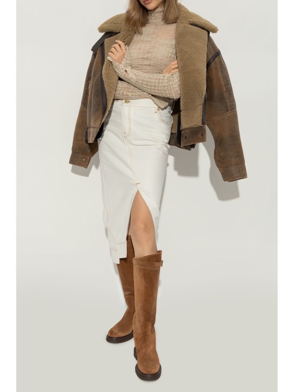 DG-logo suede boots - 3