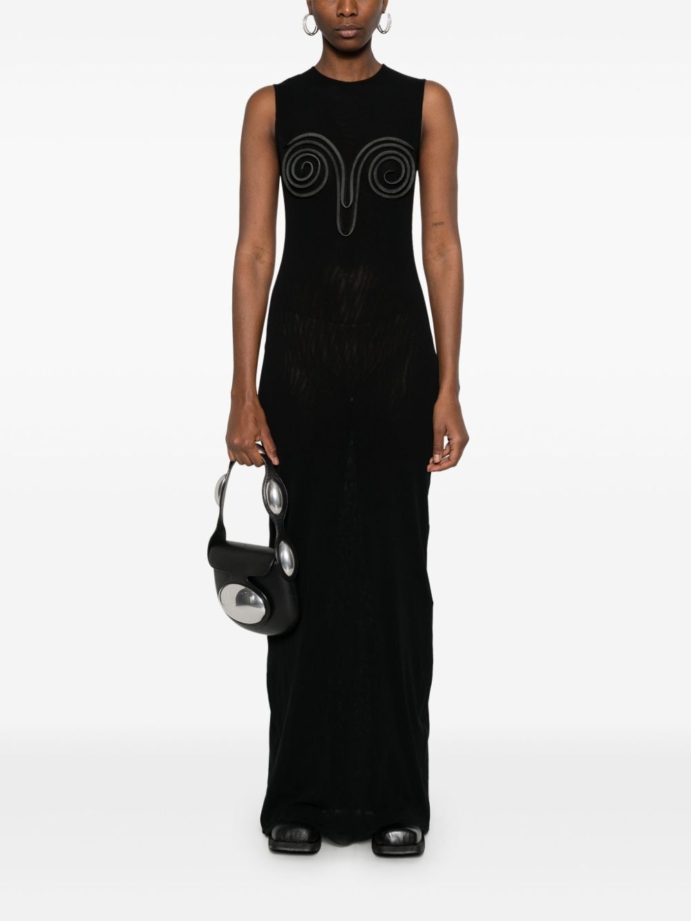 mesh maxi dress - 2