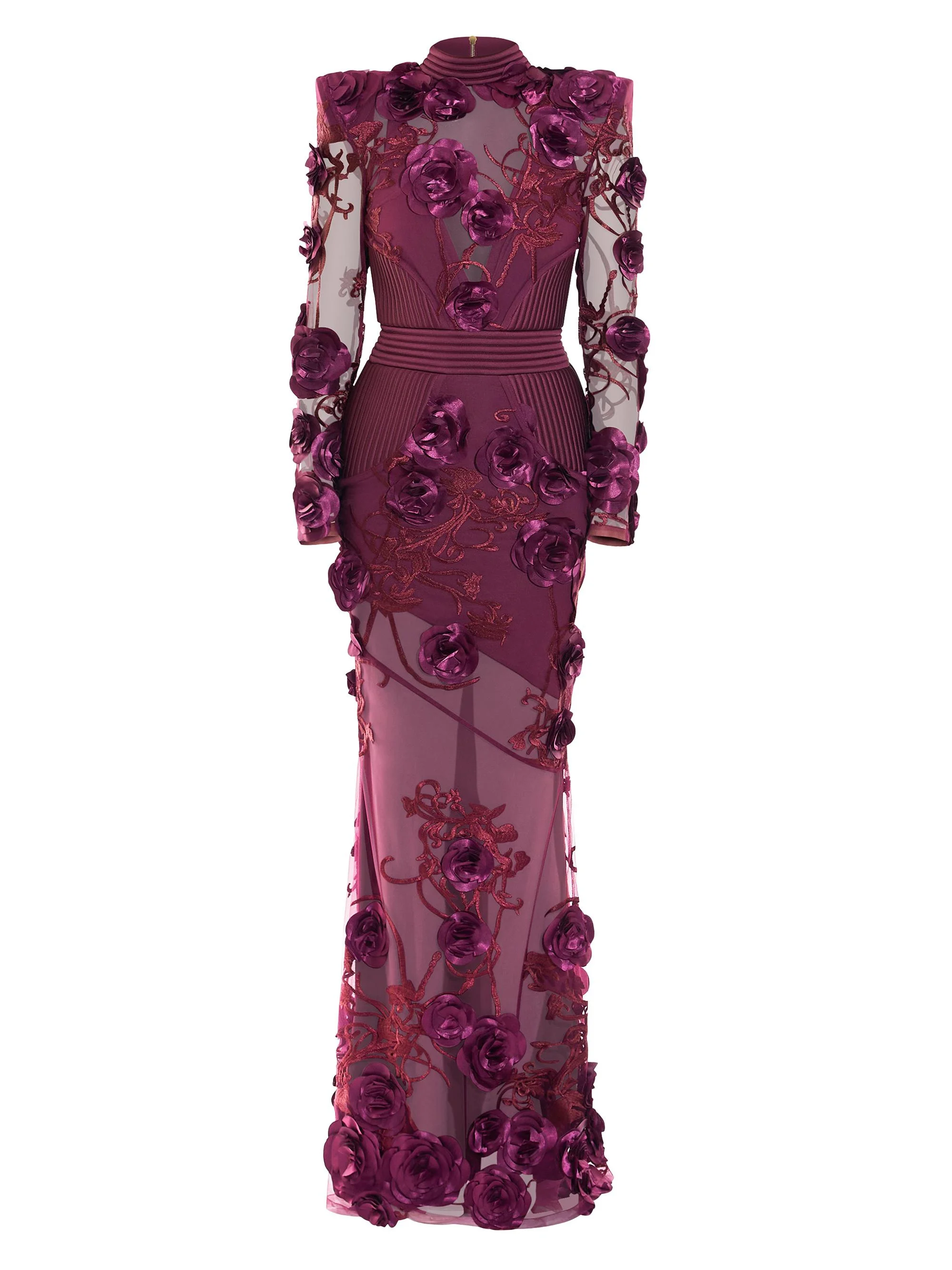 Women's One More Kiss Dear Gown - Plum - 1