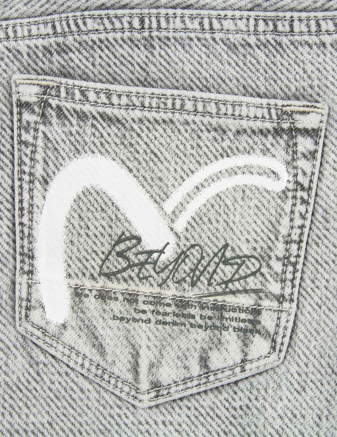 Distressed Bermuda Denim Shorts - 15