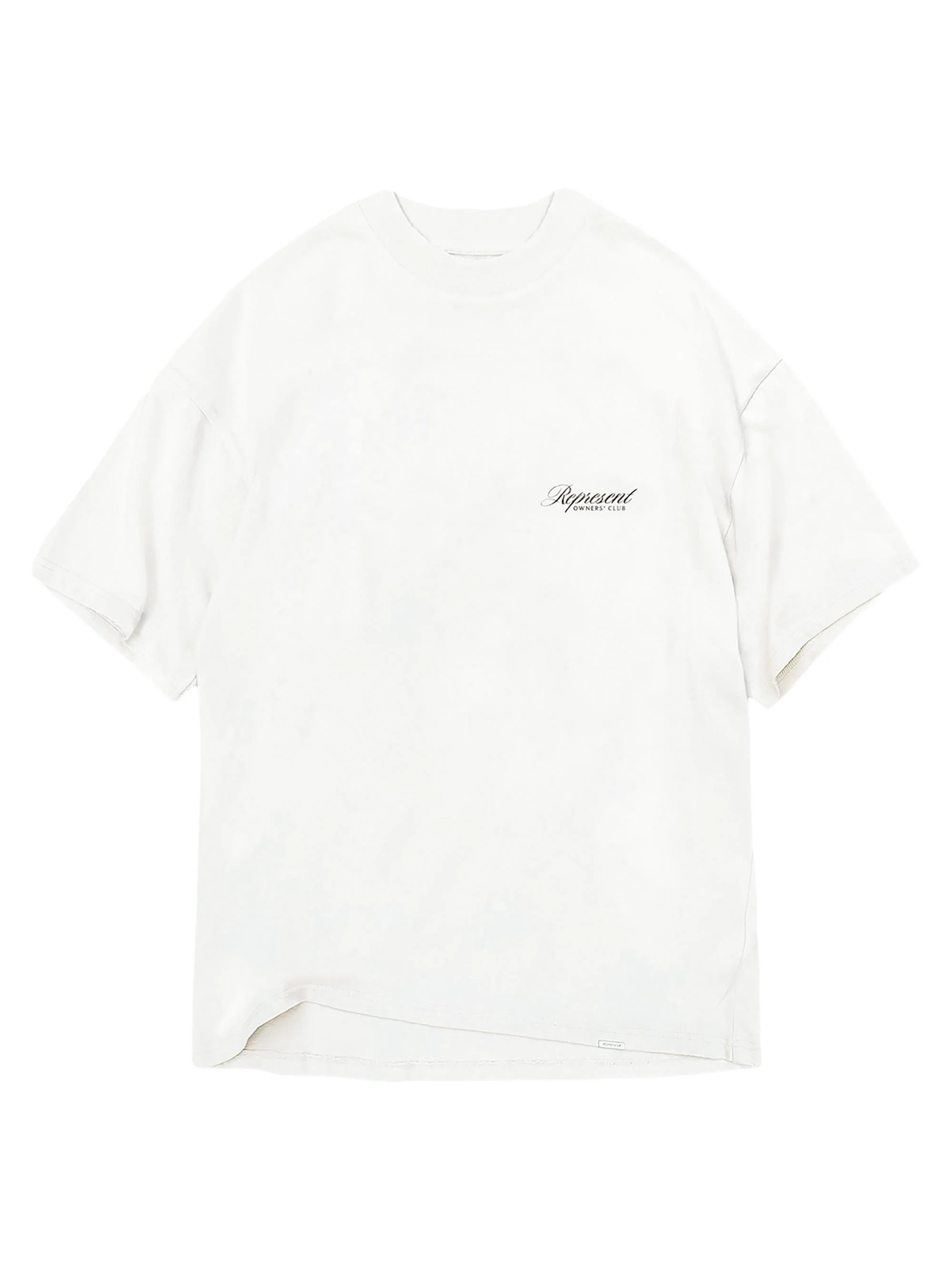 Men's Owners Club Script T-Shirt - Flat White - 1