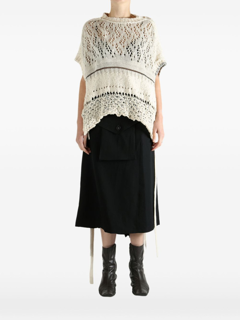 Y's tie-detail sweater outlook