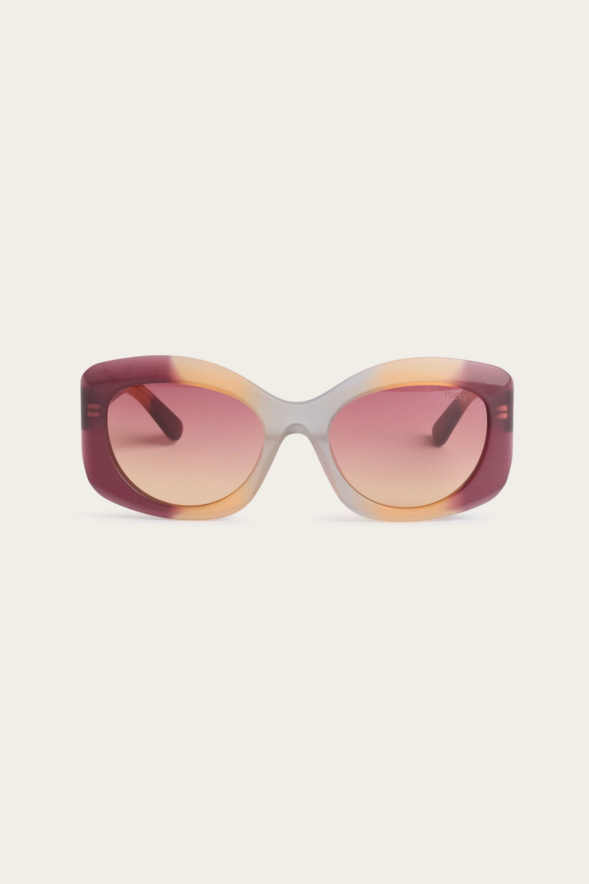 PUCCI BOLD RECTANGULAR SUNGLASSES - 1