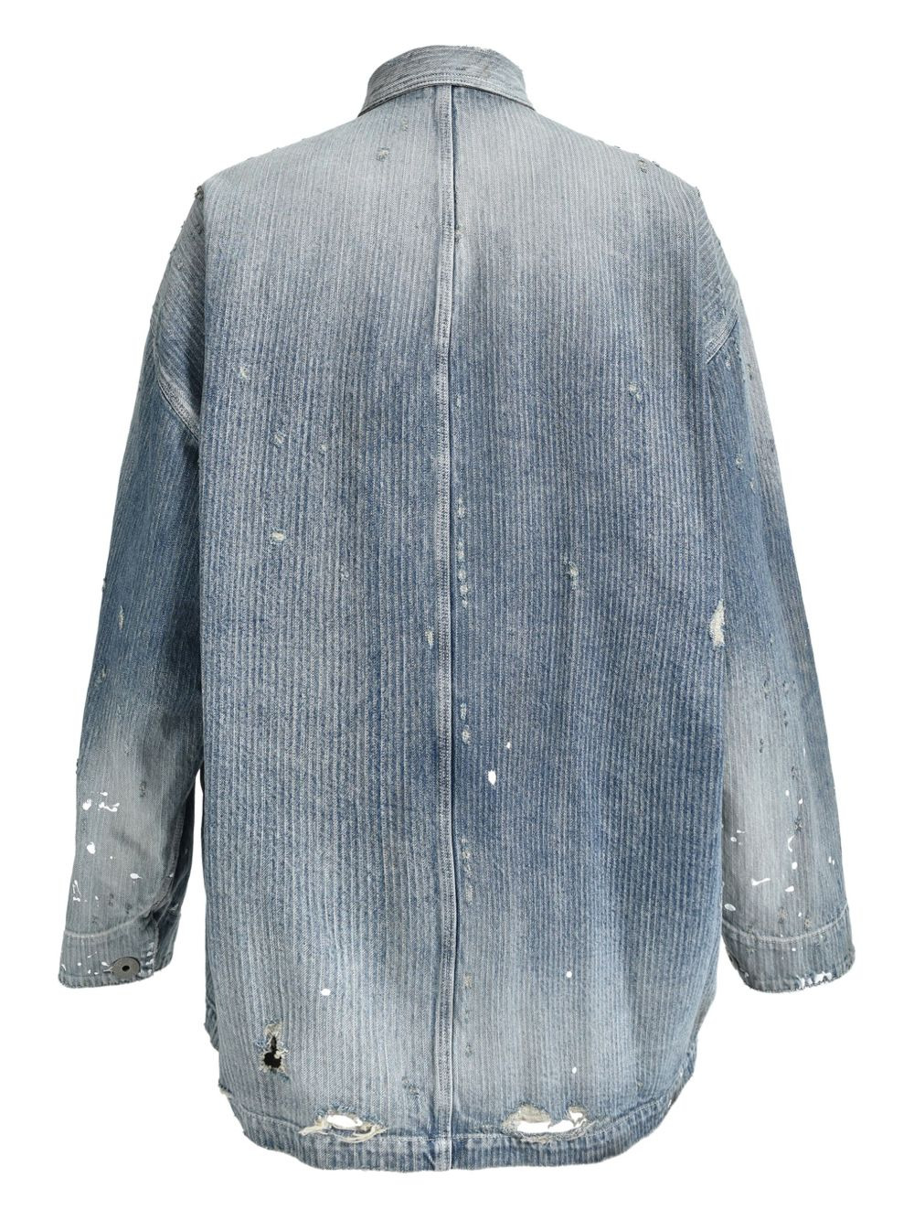 denim shirt jacket - 2