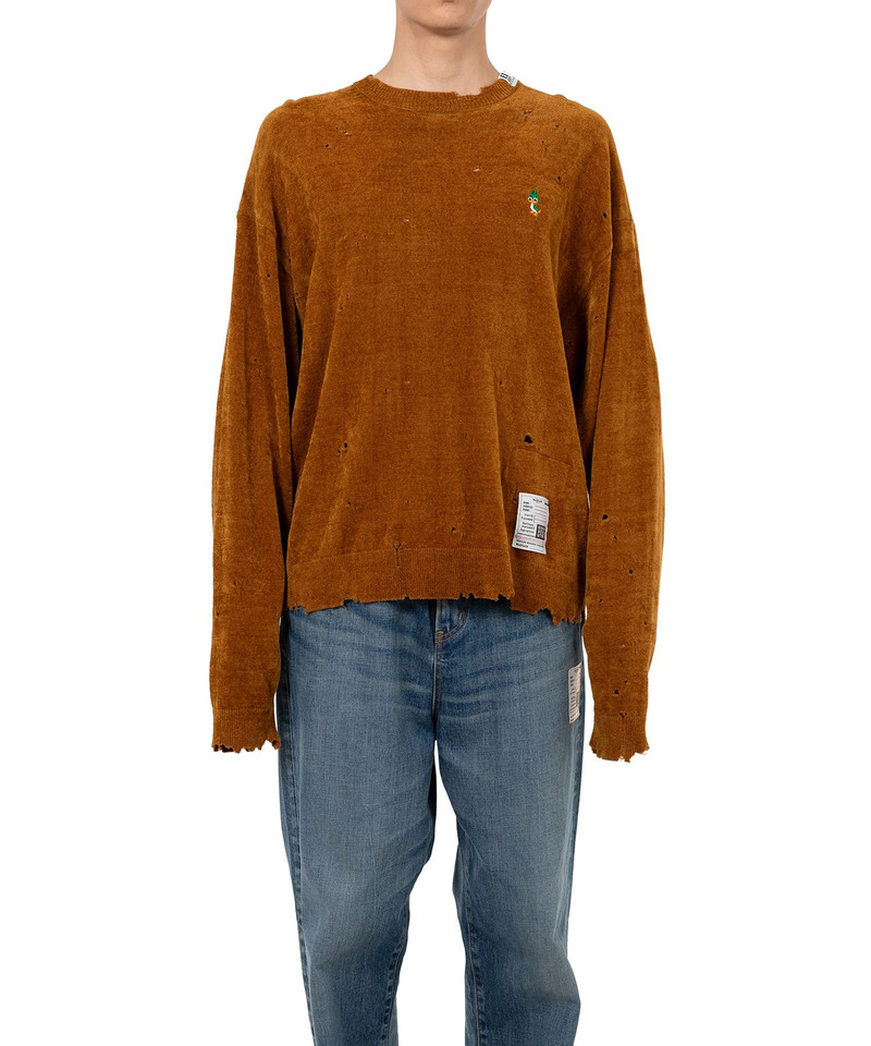 Distressed Knit Sweater 1