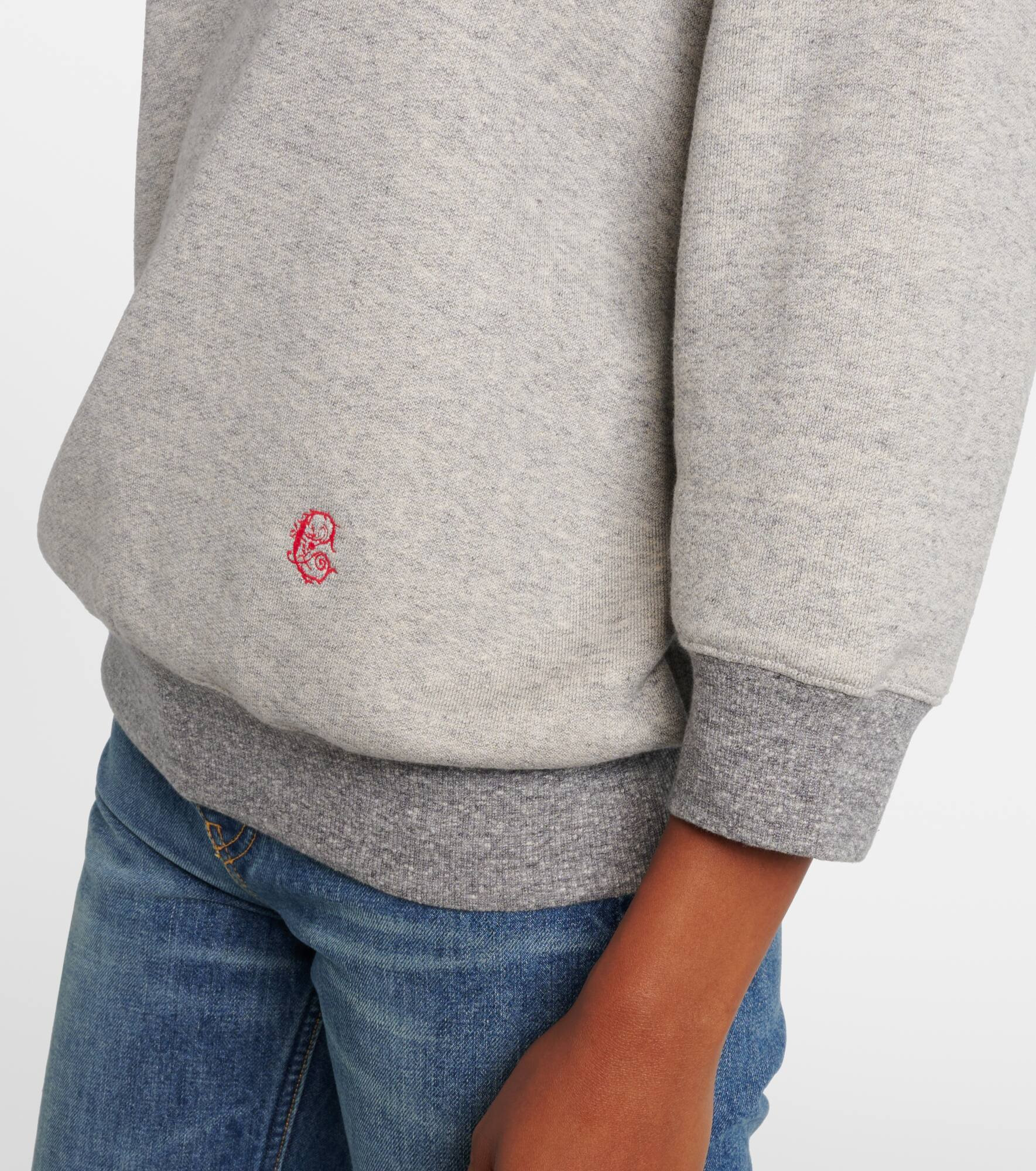 Cotton-blend French Terry sweatshirt - 5