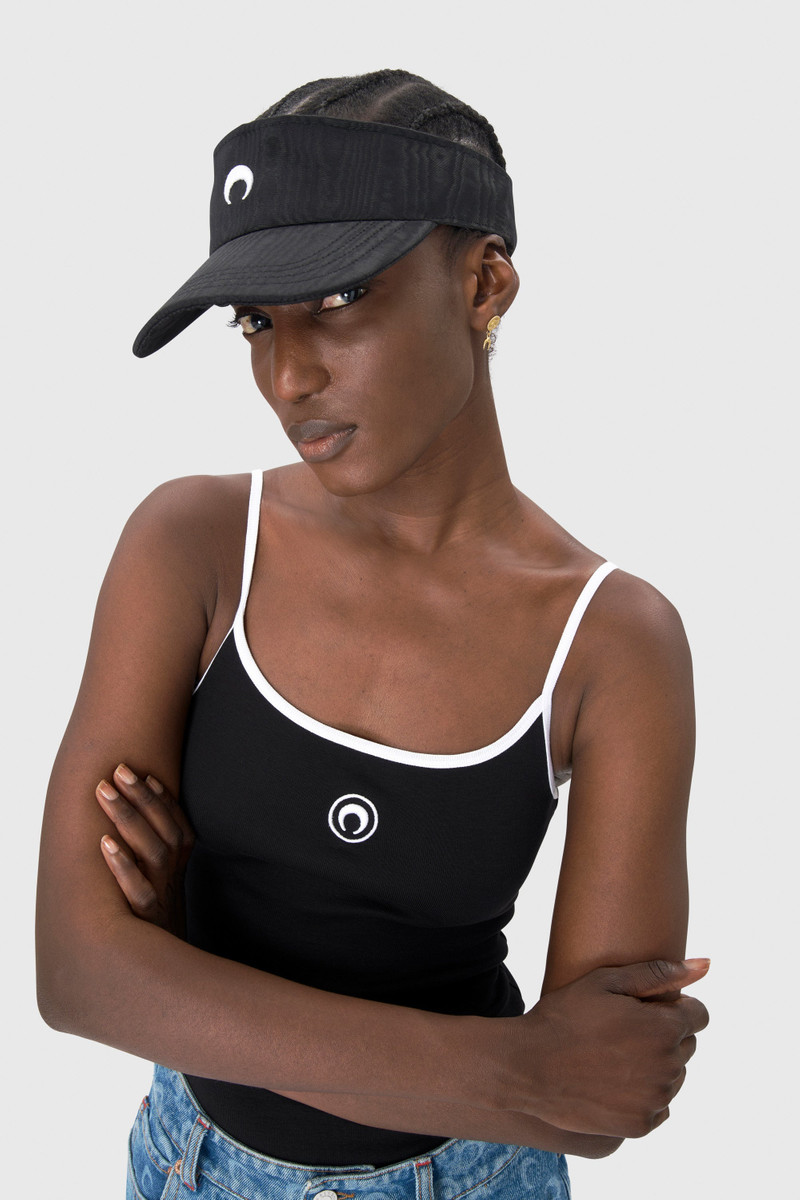 Marine Serre Recycled Moire Visor outlook