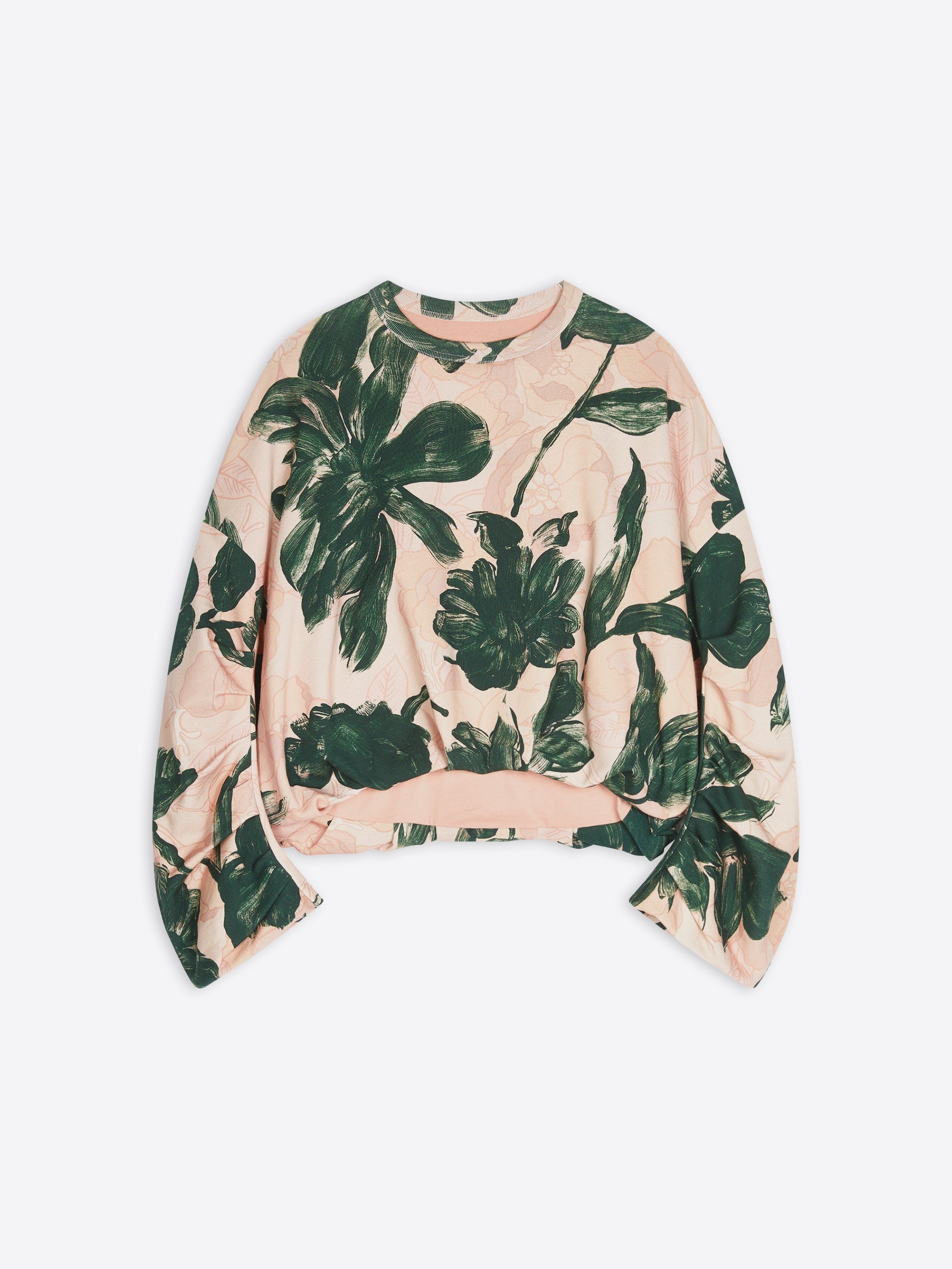 DRAPED SWEATSHIRT - 1