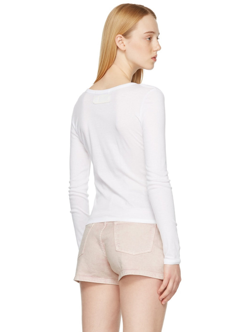 White Cut-Out T-Shirt 3