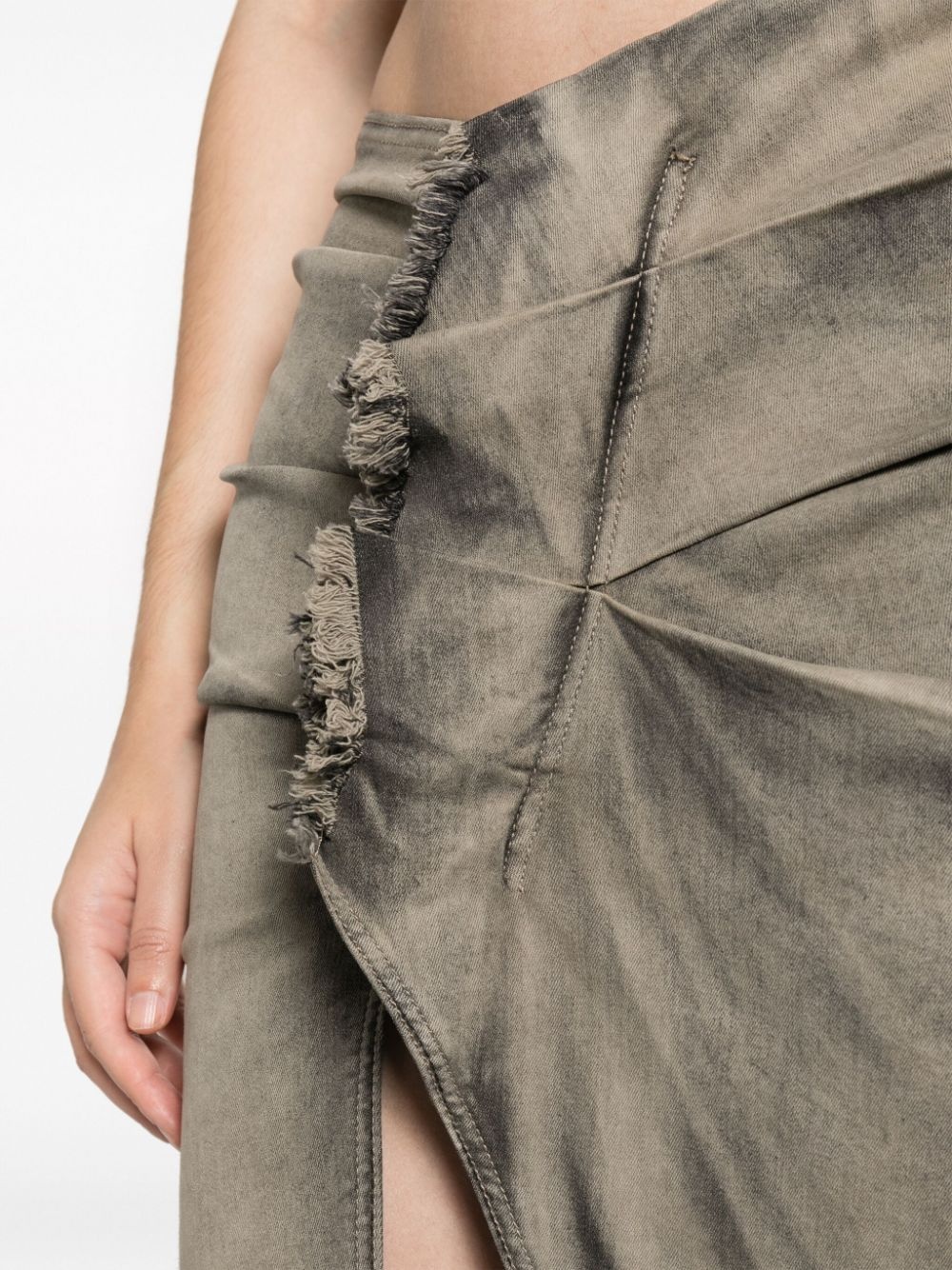 EDFU front-slit midi skirt - 5