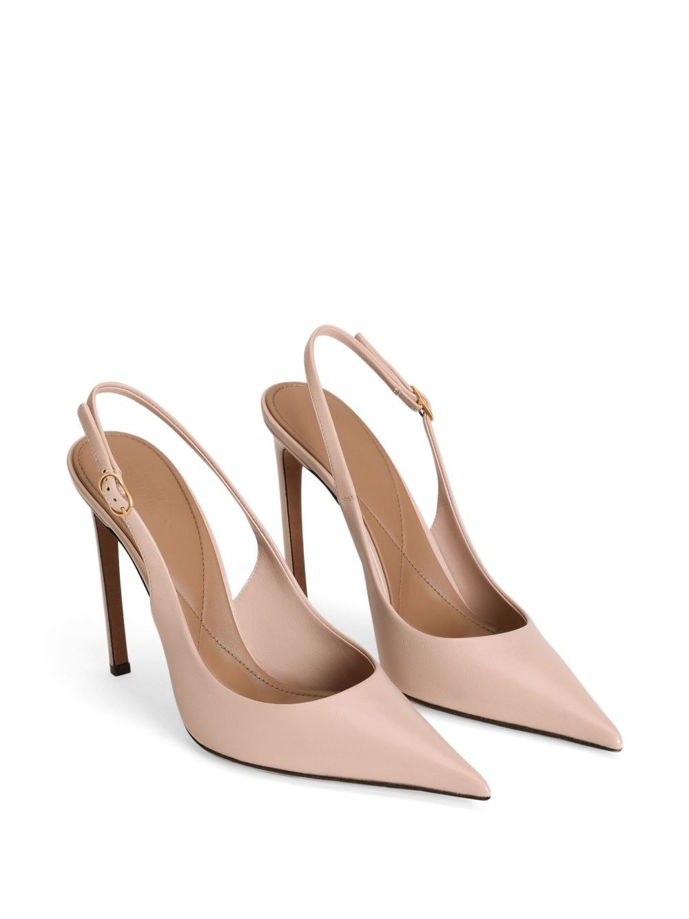 leather slingback pumps - 2