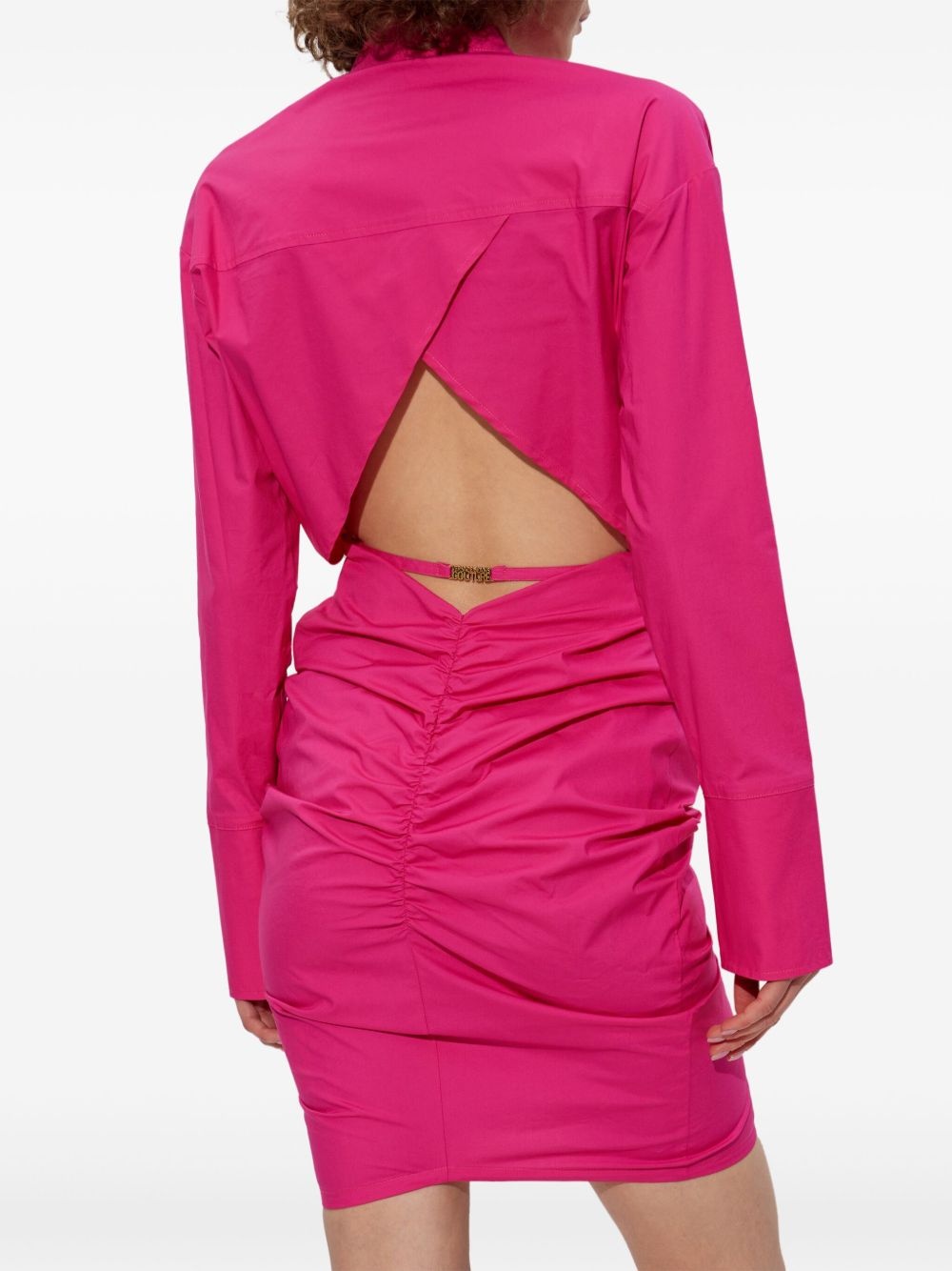ruched shirtdress - 4