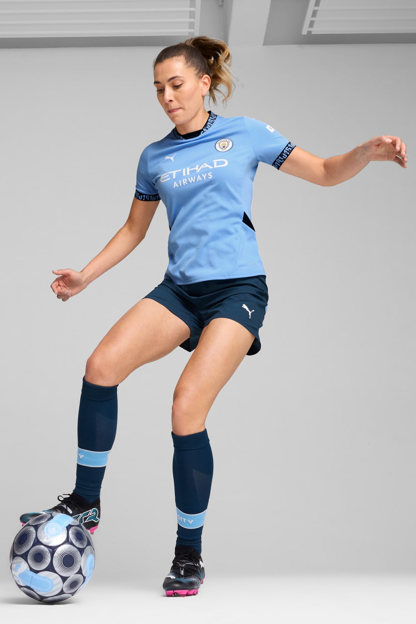 Manchester City 24/25 Women's Home Soccer Jersey - 5