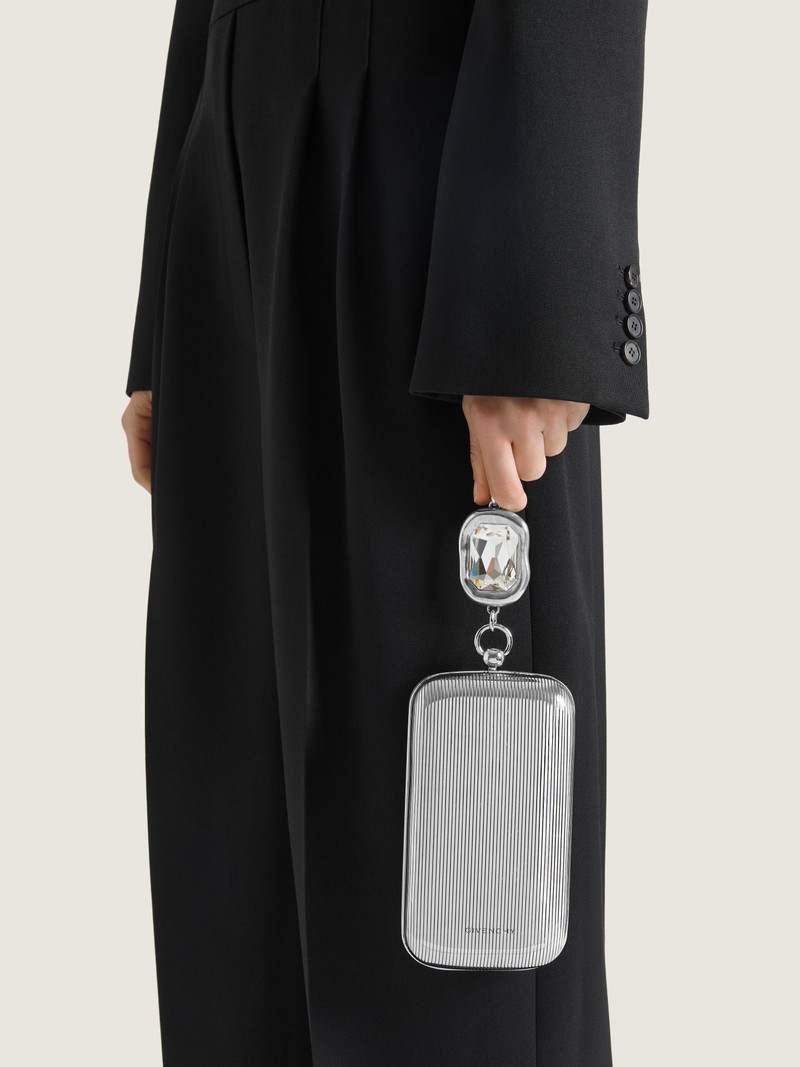 Givenchy EVENING CLUTCH IN METAL WITH CRYSTAL JEWEL outlook