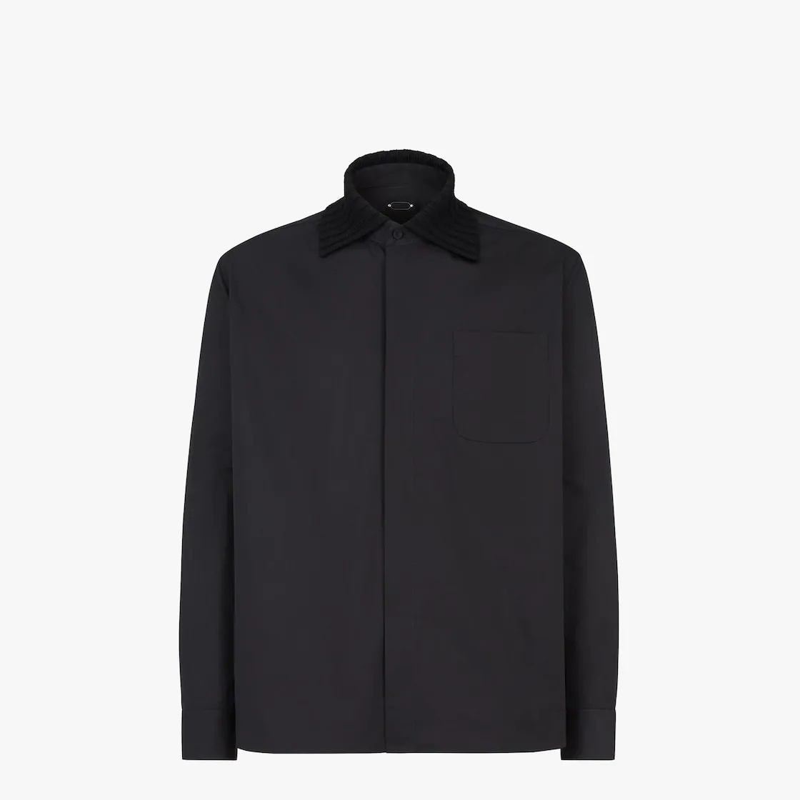 Black cotton shirt - 1