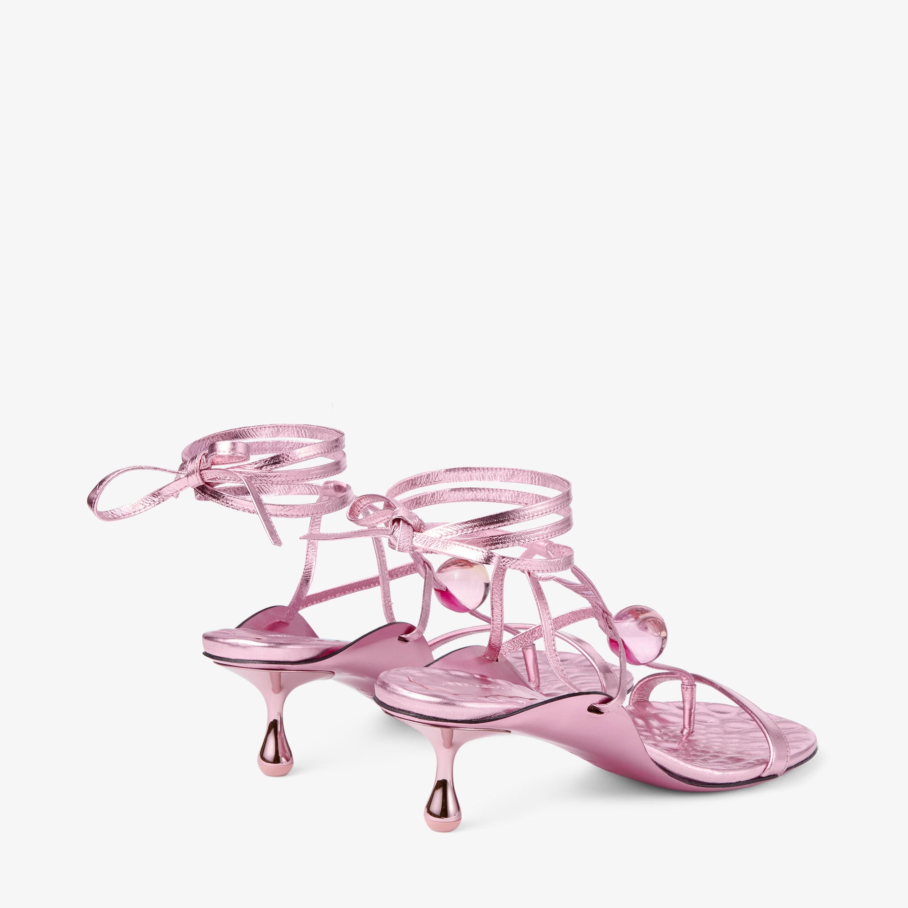 Zyra 50
Rose Vintage Metallic Leather Sandals - 5