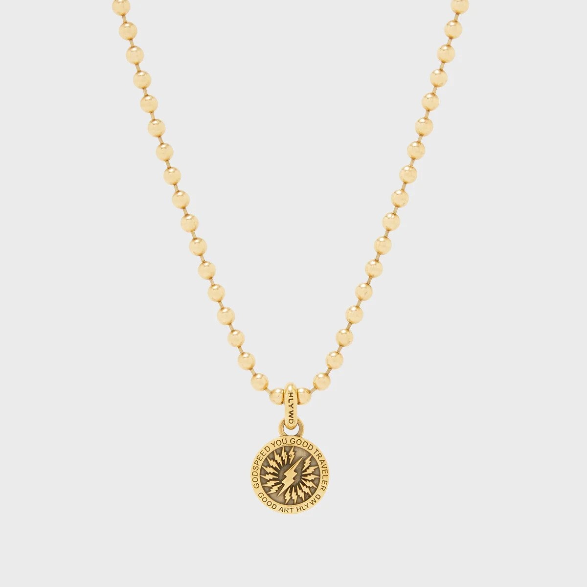 PY-STCHRIS-SHAZAM GOOD ART HLYWD Saint Christopher Pendant Shazam - 22k Gold - 1