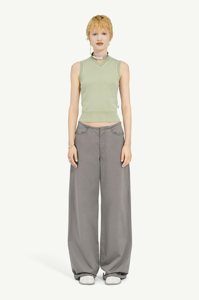 MM6 Maison Margiela Cotton Twill 5 Pocket Trousers outlook