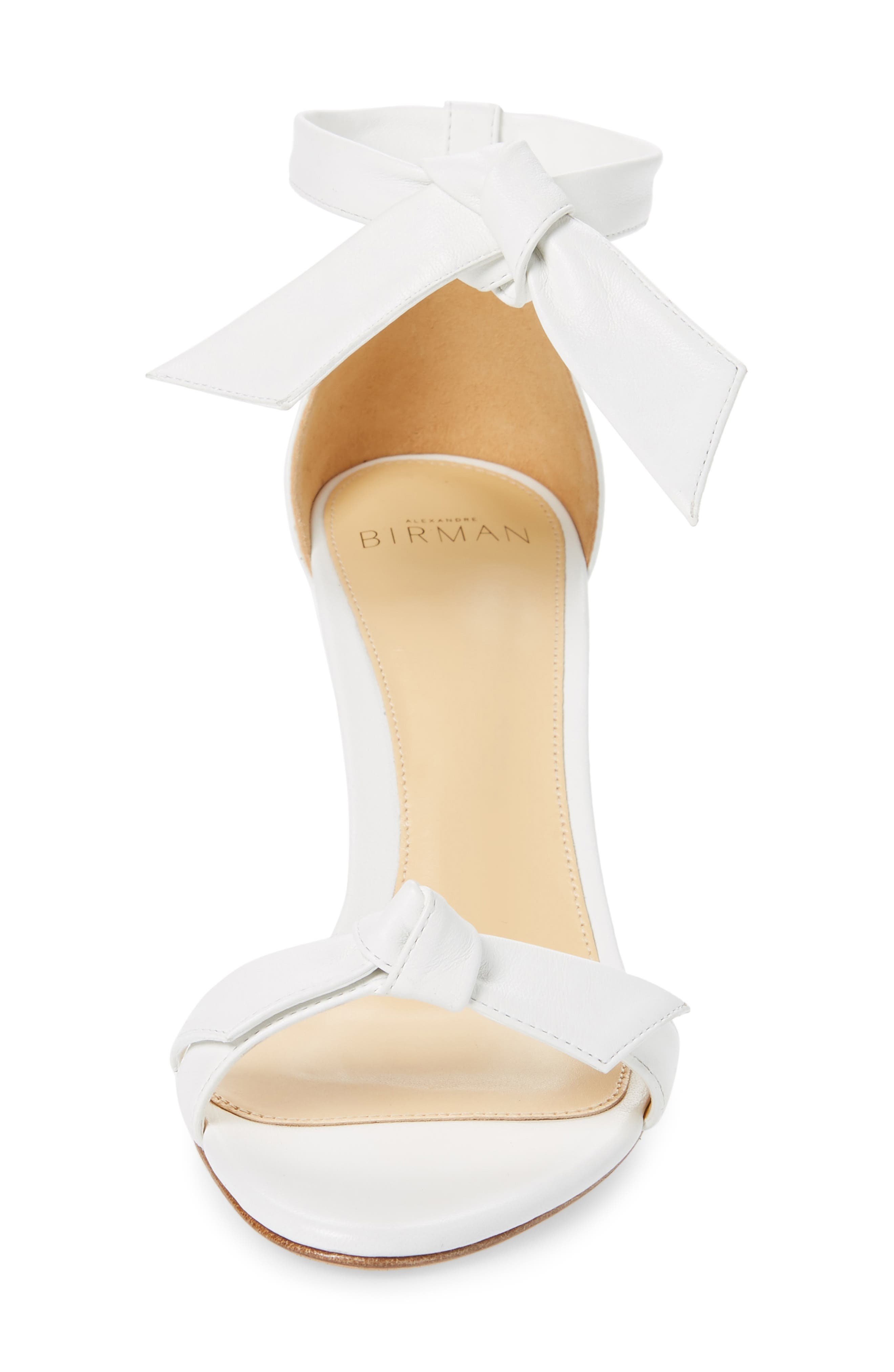 Alexandre Birman Clarita Ankle Tie Sandal in White at Nordstrom - 4
