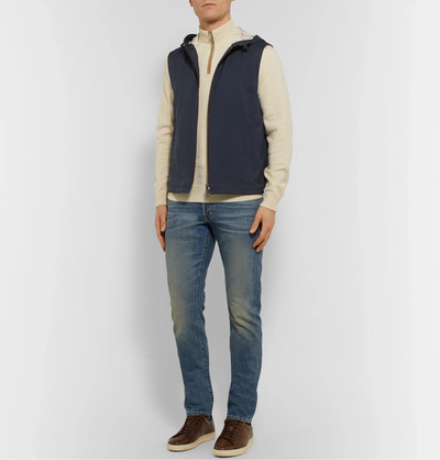 Loro Piana Rain System Shell Hooded Gilet outlook