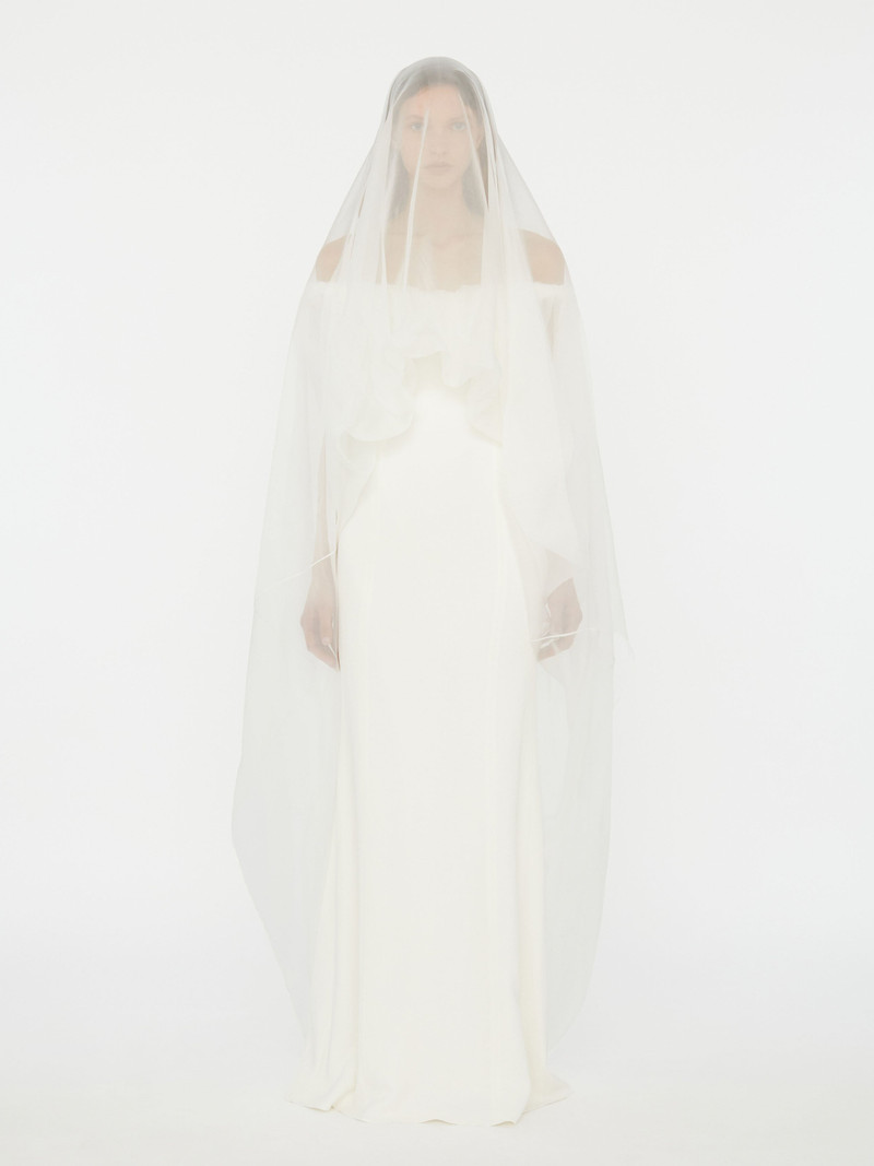 Vapour Overlay Silk Gown 4