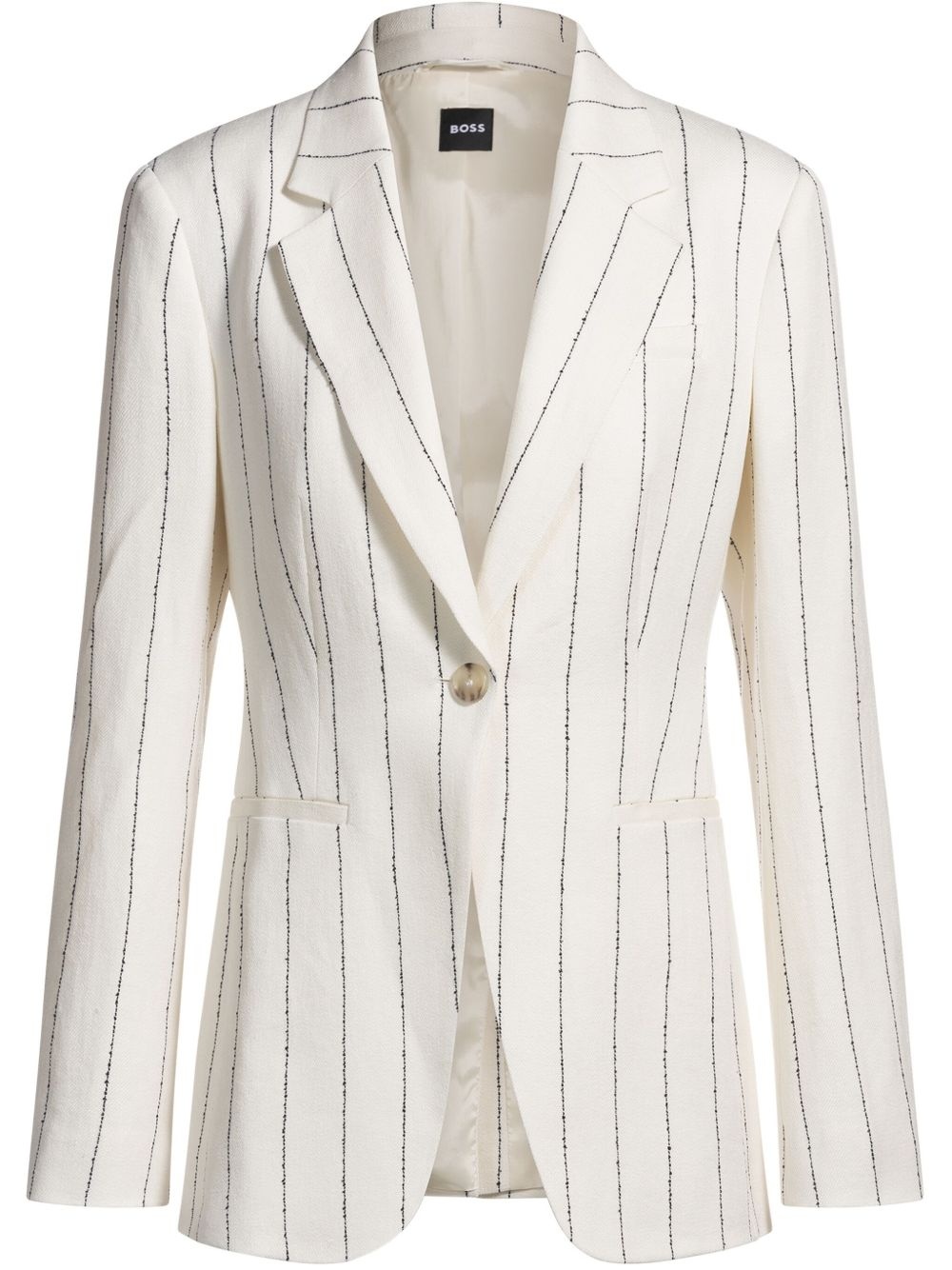 striped blazer - 1