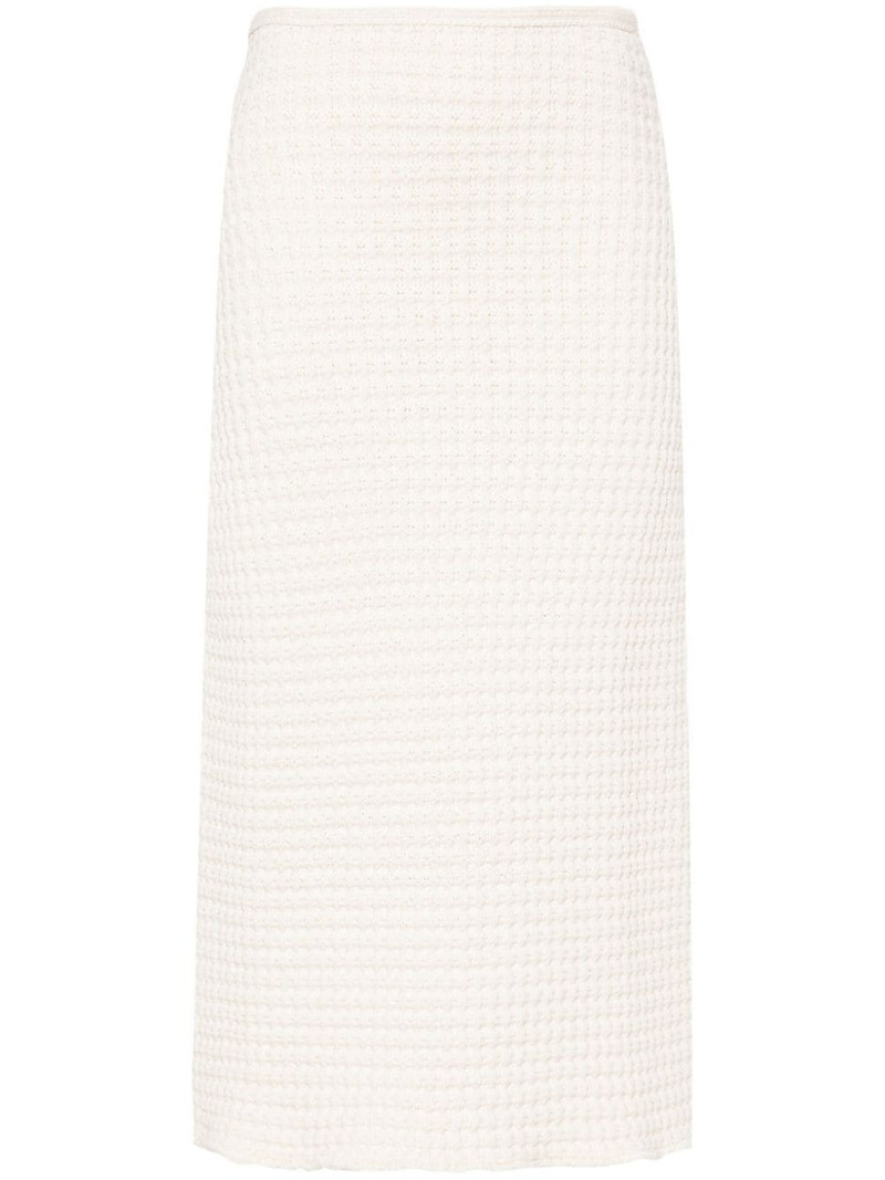 waffle-knit skirt 1