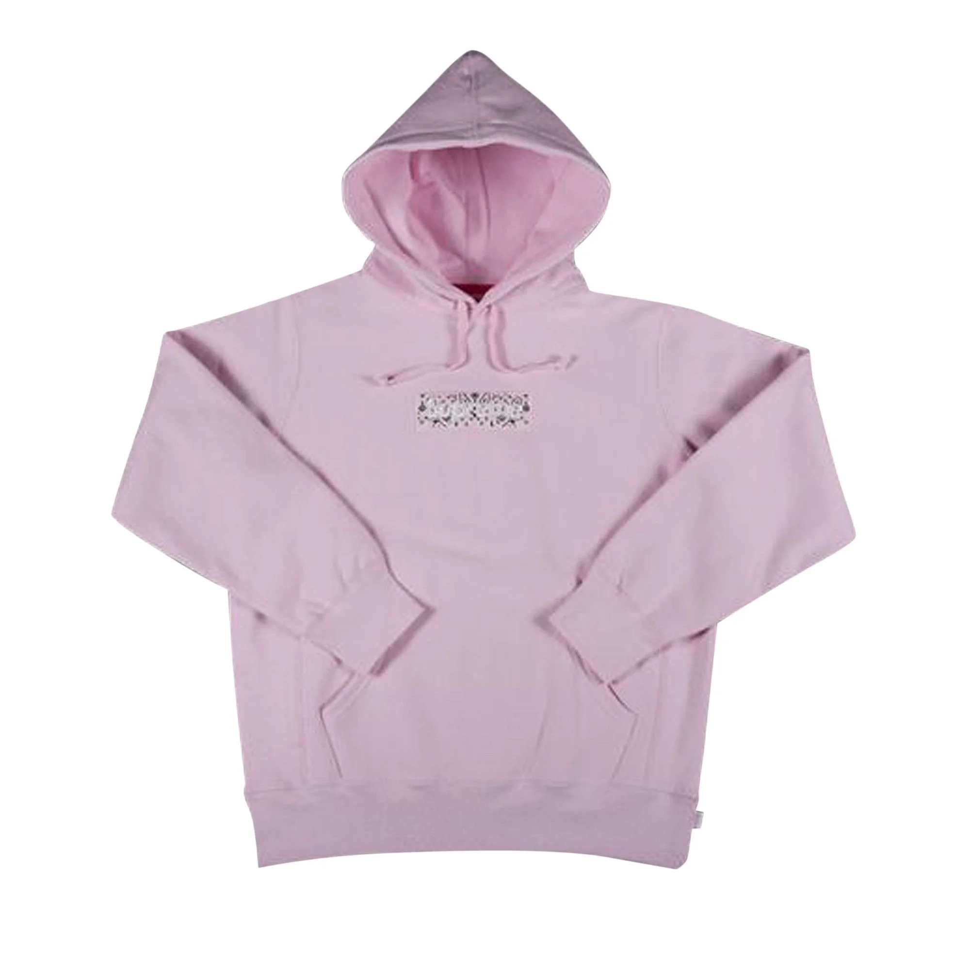 Supreme Bandana Box Logo Hooded Sweatshirt 'Pink' - 1