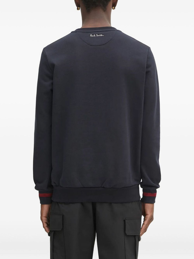 Paul Smith flower-print crew-neck sweatshirt outlook