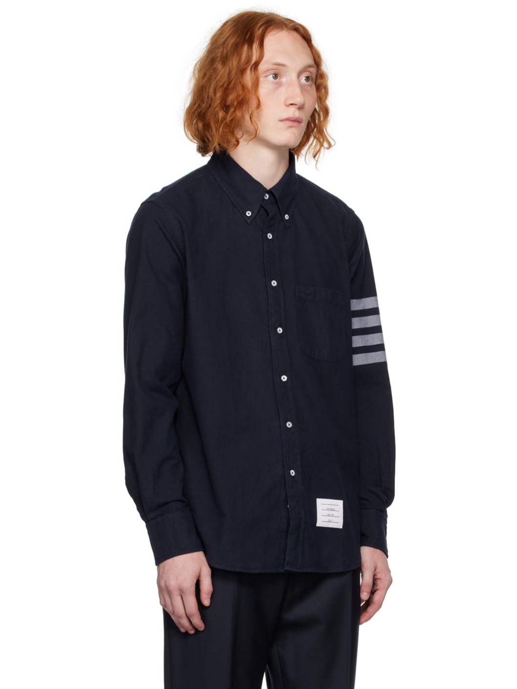 Navy 4-Bar Shirt - 2