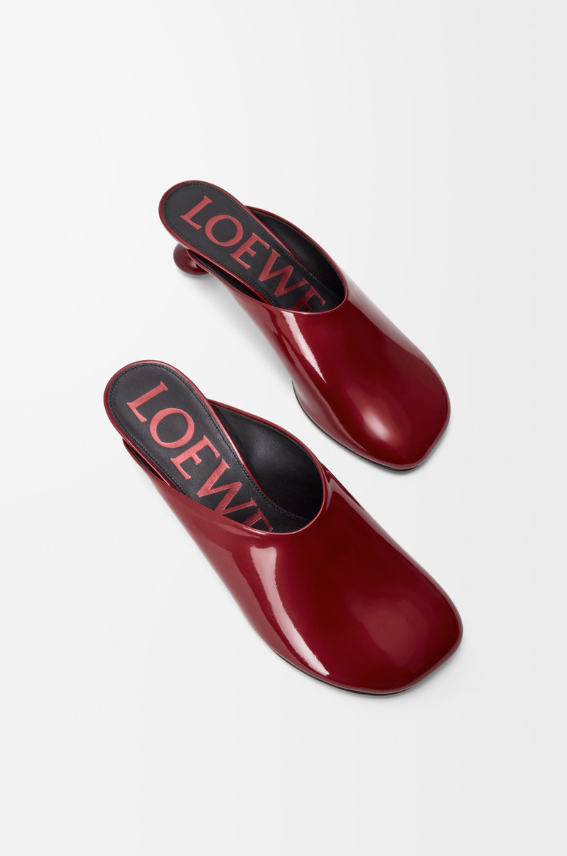 Toy mule in soft patent lambskin 4
