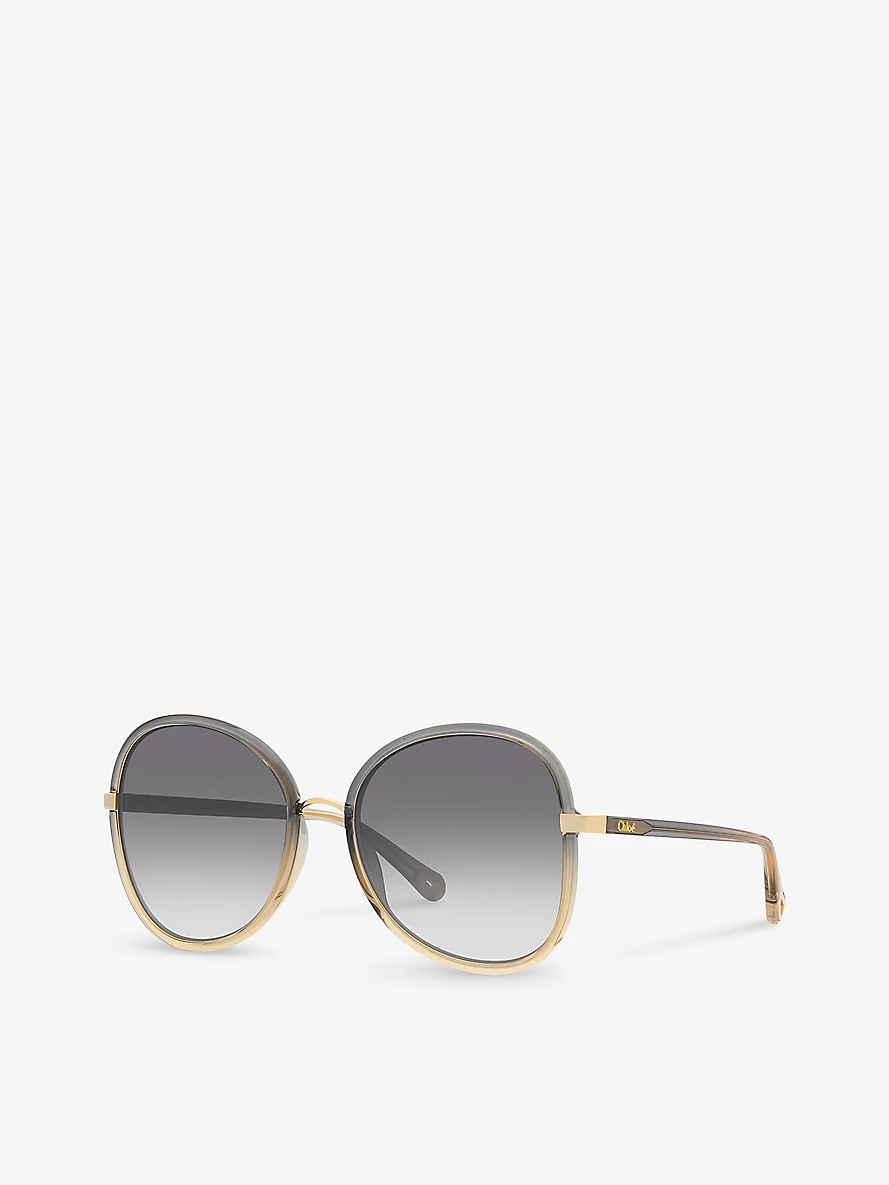 CH0030S butterfly-frame acetate sunglasses - 2