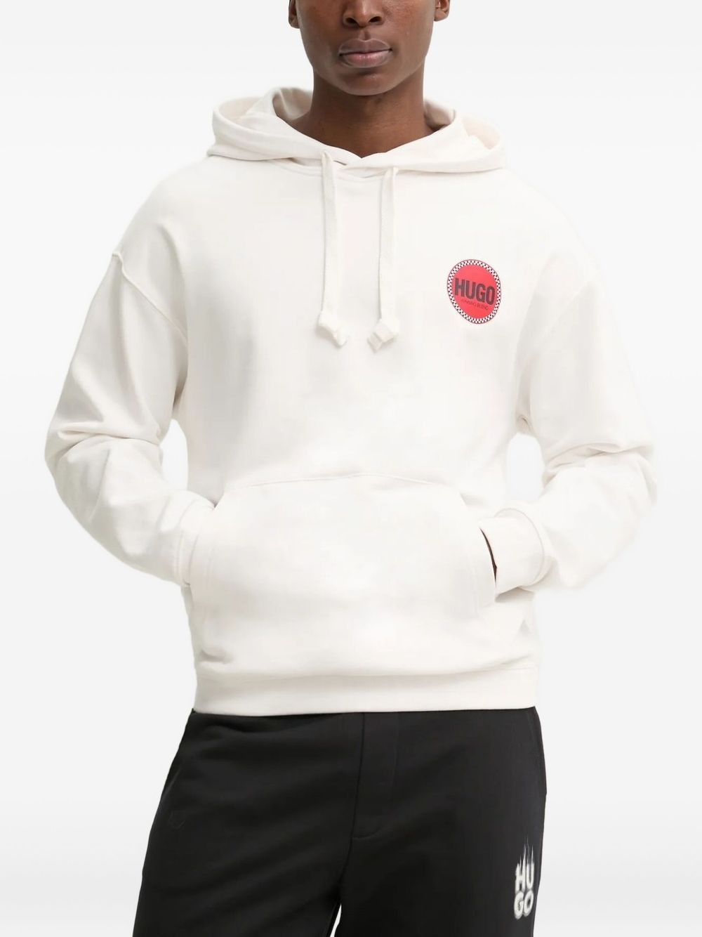 logo-print hoodie - 2