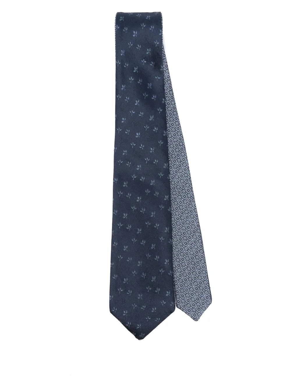 floral-jacquard scarf - 1