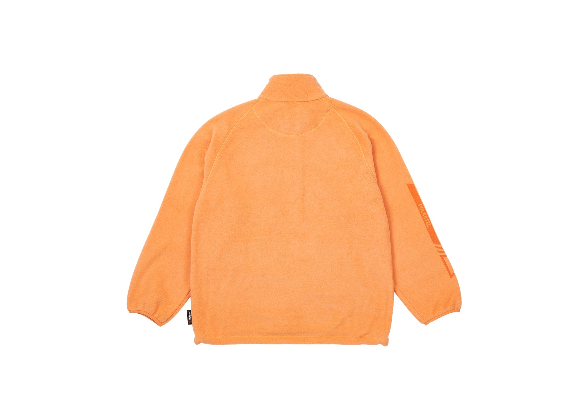 PALACE POLARTEC LAZER OUTER 1/2 ZIP ORANGE | REVERSIBLE