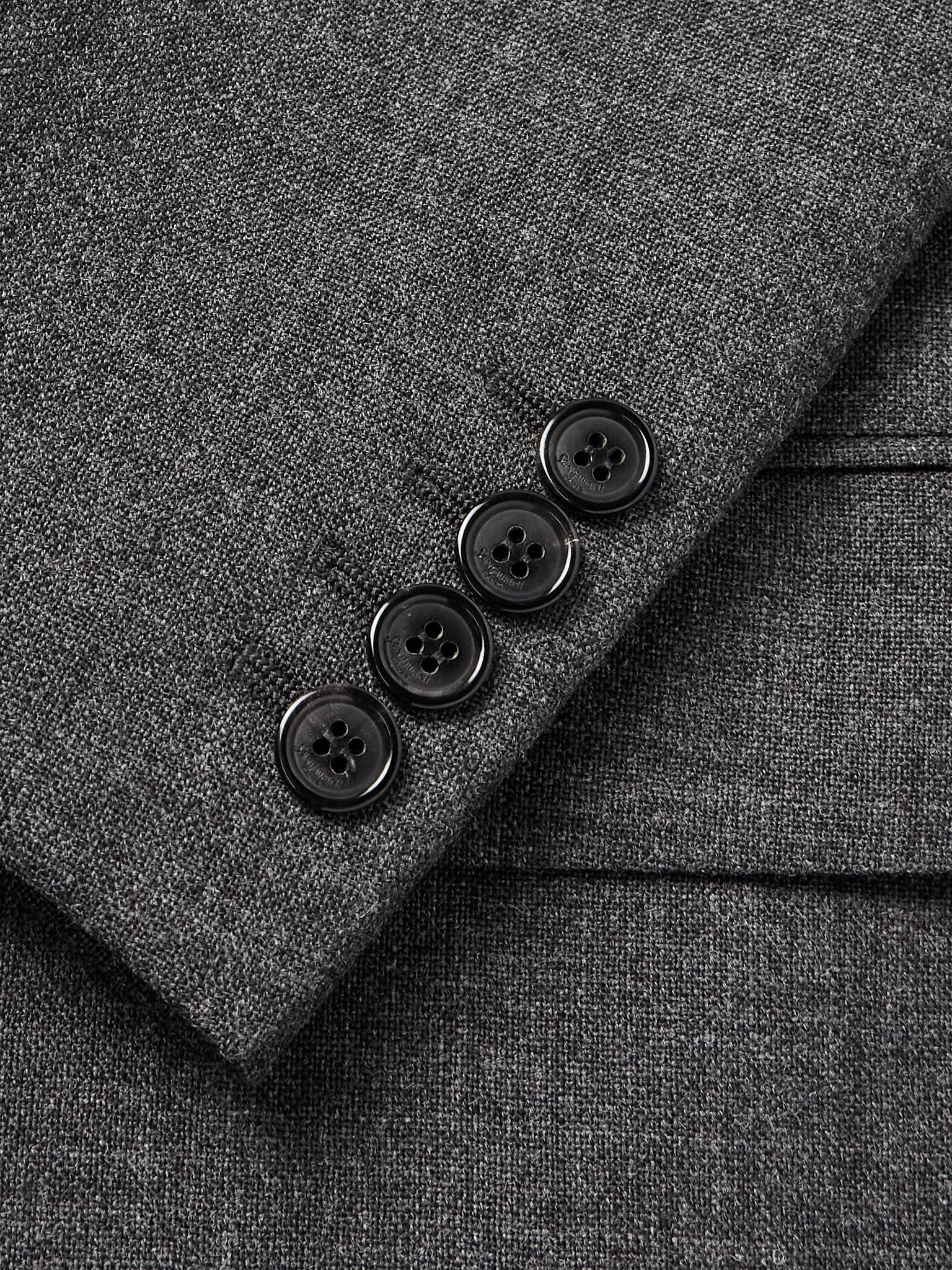 Wool Blazer Gray - 5