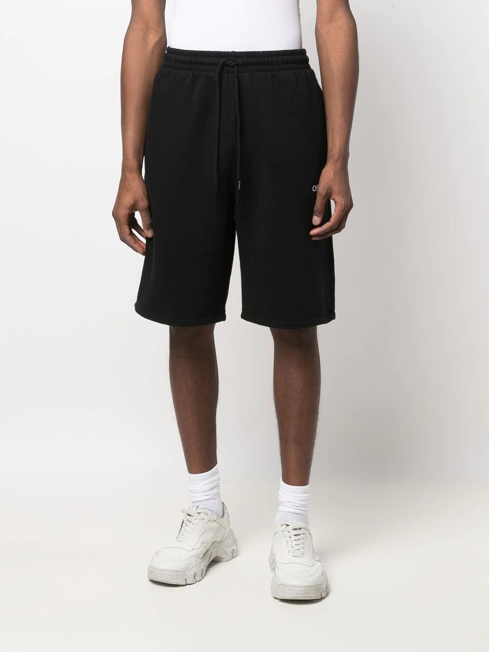 Caravaggio logo-print track shorts - 3