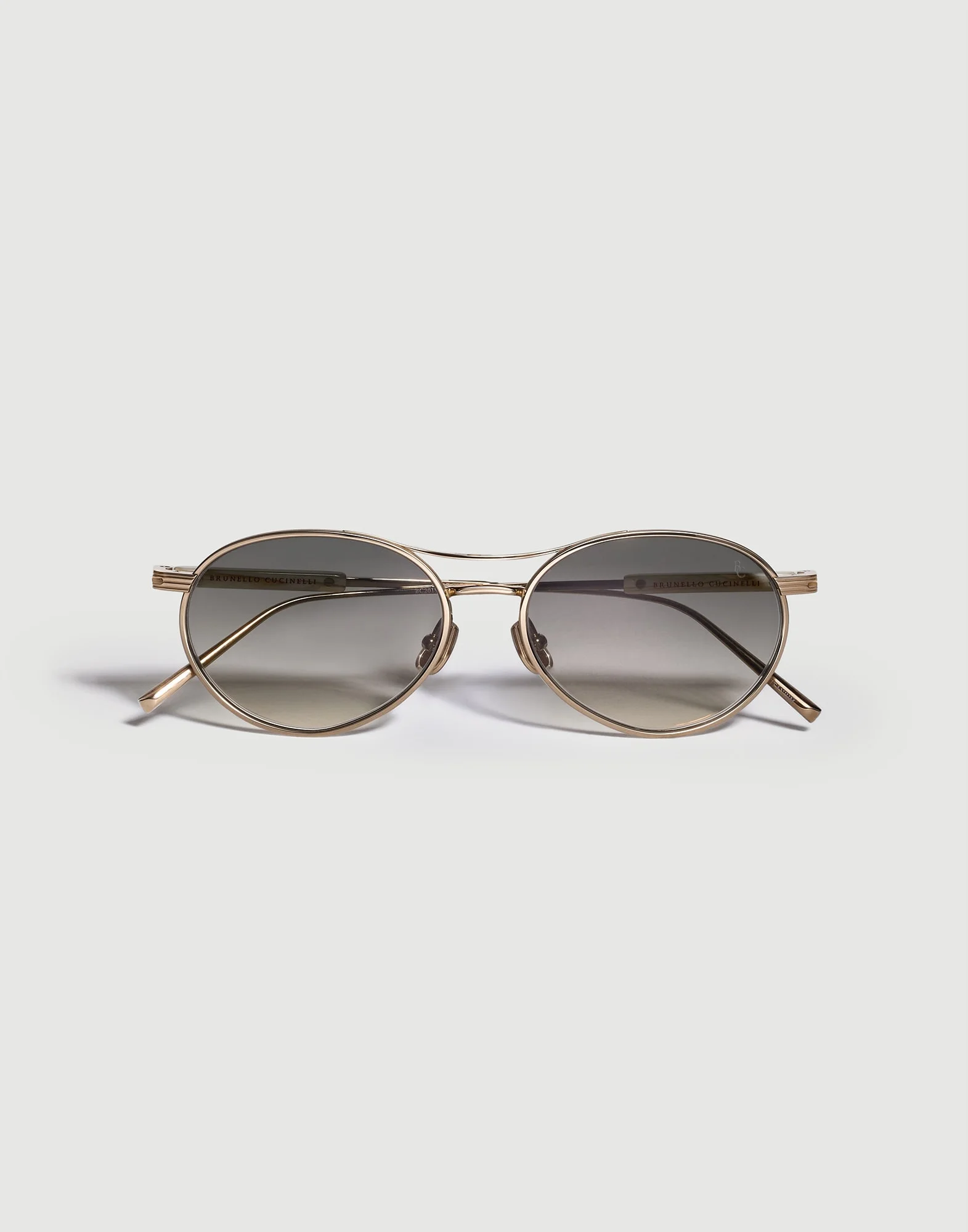 Oval titanium sunglasses - 1