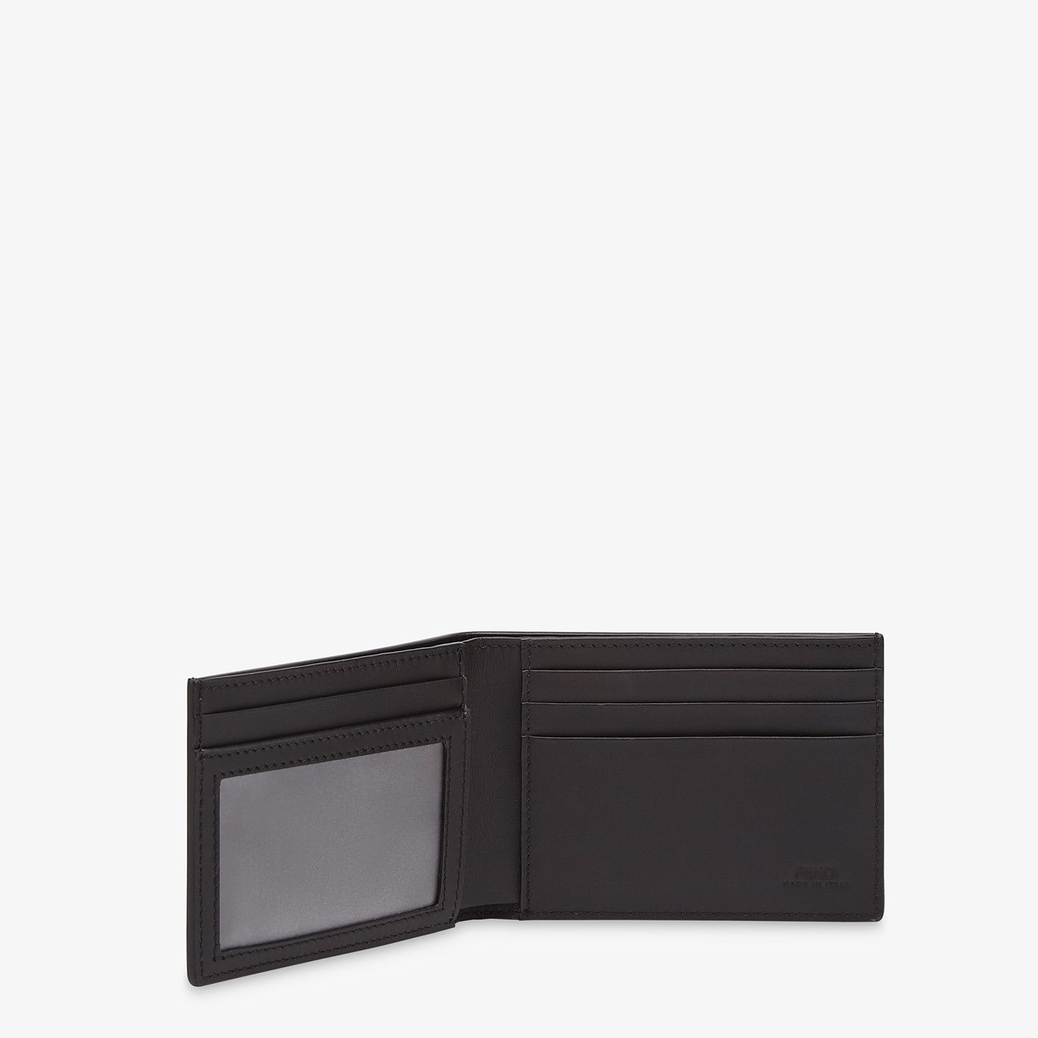 Black leather bi-fold wallet - 3